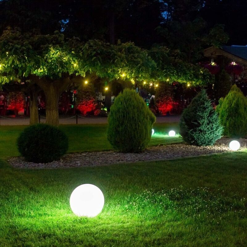 Lampe Boule Extérieure 20 cm – Lumière Douce pour Jardin et Terrasse Lampe Boule Extérieure 20 cm – Lumière Douce pour Jardin et Terrasse