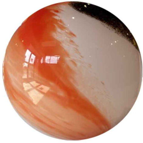 Lampe boule led Galaxie verre blanc 14x14x14cm