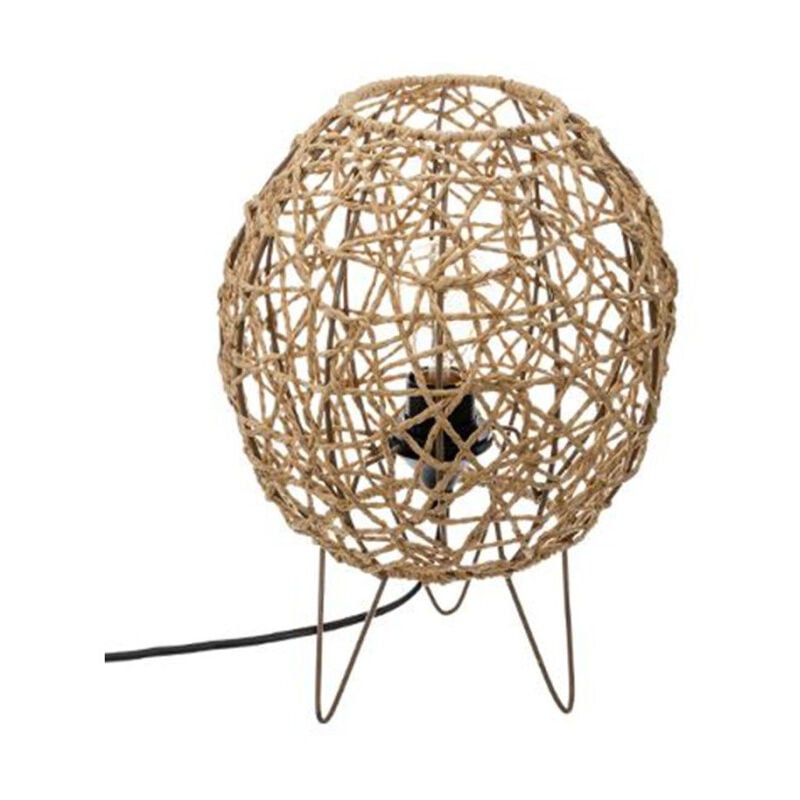 Lampe Boule à Poser 'Raahe' 26cm Naturel