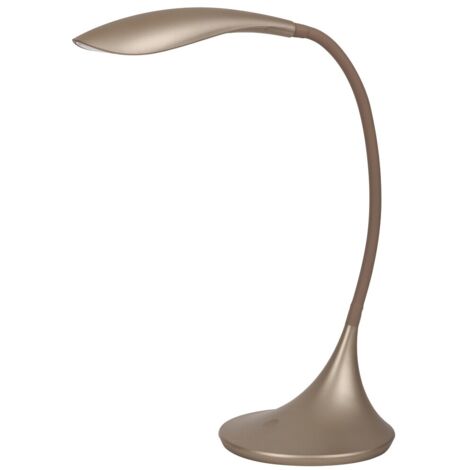 Lampe bureau feuille champagne LED 5,3W Dominic Rabalux