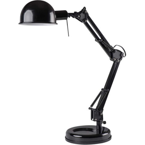 Lampe bureau Kanlux PIXA 19301 noir orientable E14
