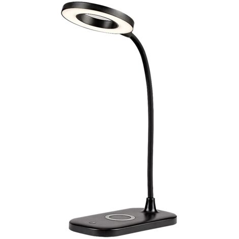 Lampe bureau LED noire 5W dimmable CCT Rabalux Hardin
