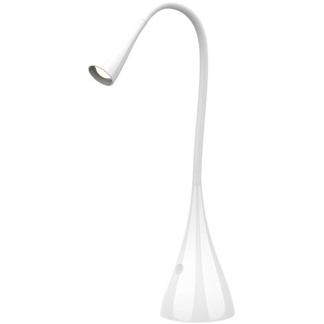 Lampe bureau LED tactile flexible dimmable blanche