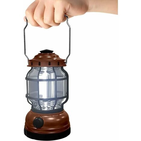 La lampe de bureau suspendue à piles de lanterne d'ouragan d'huile de LED