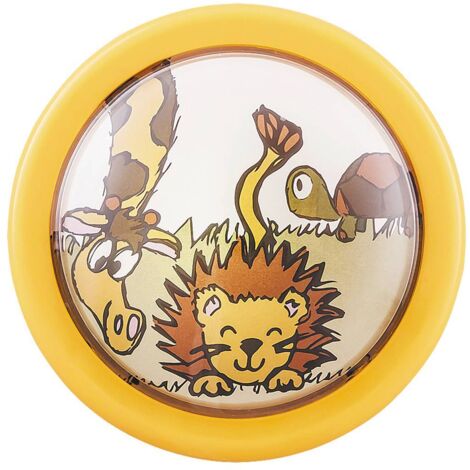 lampe Chambre d'enfant Leon de plastique coloré Ø10cm