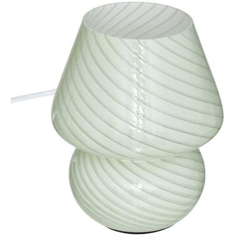 Atmosphera - Lampe champignon Cara H18cm vert créateur d'intérieur