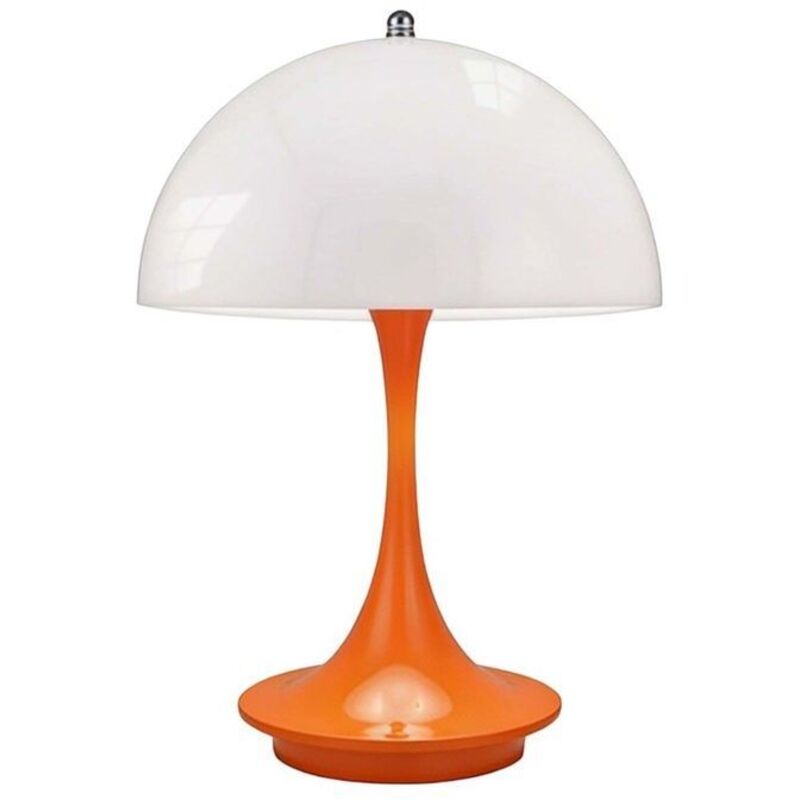 Lampe champignon - AVIZAR - Champignon - Tactile - Rechargeable USB‑C 1800mAh - 4W orange