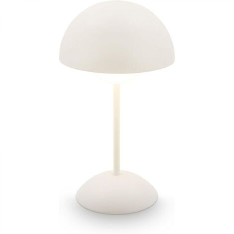 Lampe champignon pour chambre à coucher, chargement USB, veilleuse LED rétro simple, décoration, cadeau, lampe de bureau tactile，Blanc