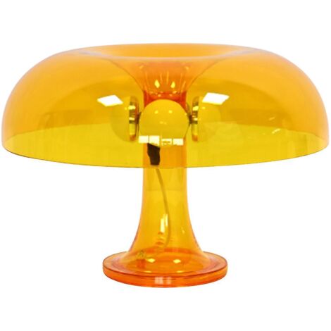 Lampe champignon rétro améliorée, veilleuse élégante à intensité variable pour chambre et salon - Jaune