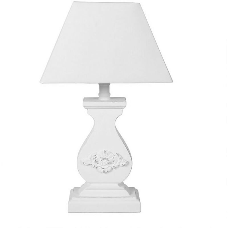 Lampe charme Relief blanc