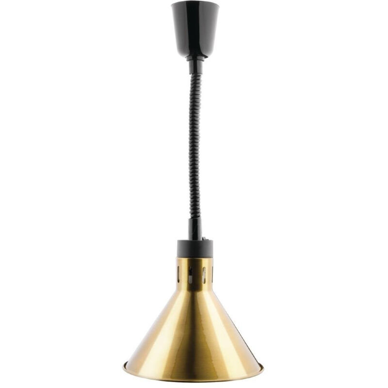 Lampe Chauffante Conique Rétractable Finition Dorée - Buffalo