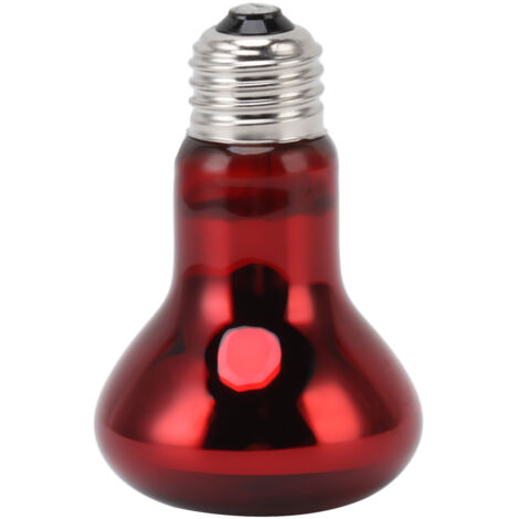 Lampe chauffante E27 100W rouge pour reptiles, lumière douce pour lézards et amphibiens, ampoule à chaleur pour dragon barbu, 110-120V.