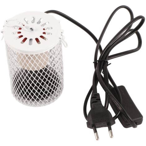 Lampe chauffante en céramique 100W E27 pour reptiles, ampoule infrarouge pour terrarium 230V, chauffage pour animaux exotiques