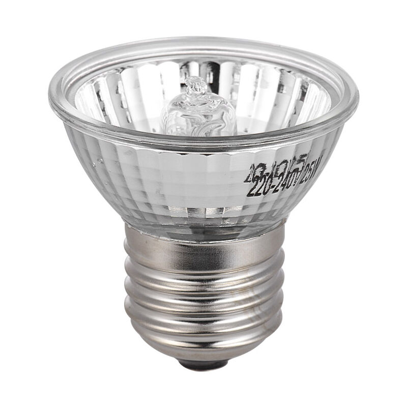 Lampe Chauffante Halogène Dadypet 25W Uva Uvb Lampe De Repos Ampoule Chauffante Pour Reptiles Lézard Tortue Aquarium 2 Pcs, Argent