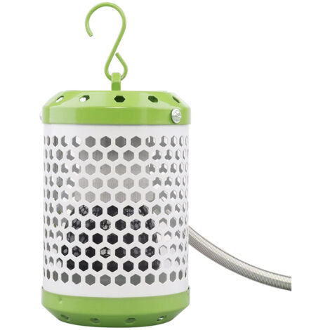 WOTEENORE Lampe chauffante pour cage à oiseaux et reptiles avec pare-soleil, lampe chauffante en céramique inoffensive et non lumineuse, adaptée aux oiseaux, aux poussins et aux amphibiens.