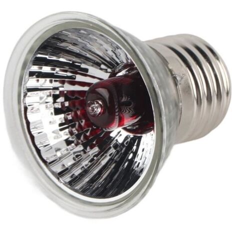 Lampe chauffante pour tortues 25W, ampoule chauffante pour reptiles, pour bain au sol, étiquette