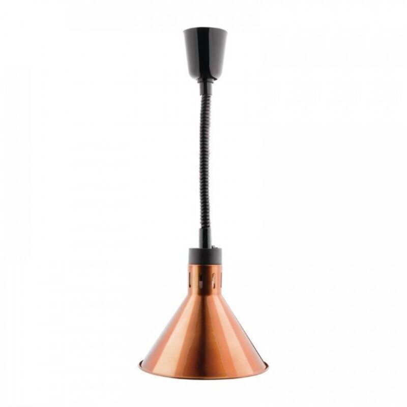 Lampe chauffante rétractable acier finition cuivre 250 W, 220 V - MONO Lampe chauffante rétractable acier finition cuivre 250 W, 220 V - MONO