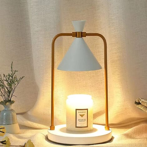 Lampe chauffe-bougie Vintage en métal, lumière variable, chauffe-cire,  bougeoirs aromatiques pour la décoration de