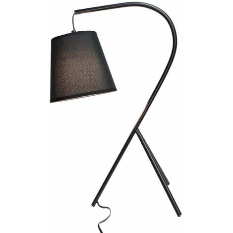 Lampe chevet design à trépied noir - CAMPANA - Noir
