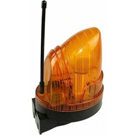 Lampe clignotante 220V pour motorisation dispositif de signalisation LED pour portail avec antenne couleurs multiples Largeight