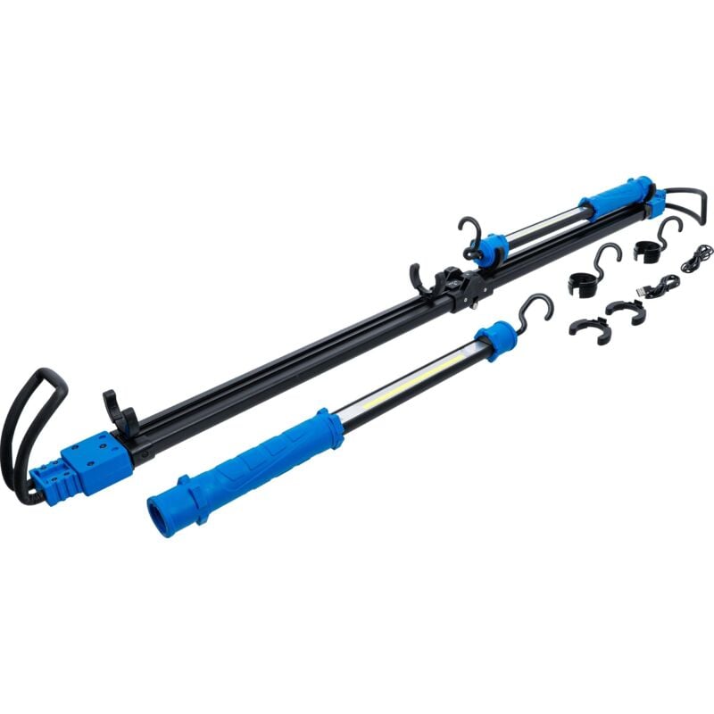Bgs Technic - Lampe cob-led pour capot moteur sur accu avec étrier extensible 2 lampes de travail à cob-led