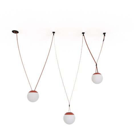 Lampe configurable "Axia 6" - KIT 3 lampes boules 12W + ruban