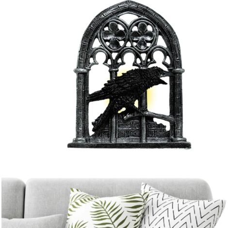 Lampe Corbeau Gothique Lampe d'Oiseau Gothique pour la