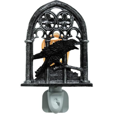 Lampe Corbeau - Lampe d'Oiseau Gothique pour la Décoration