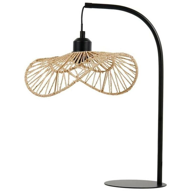 Ostaria - Lampe corde métal Ozana naturelle