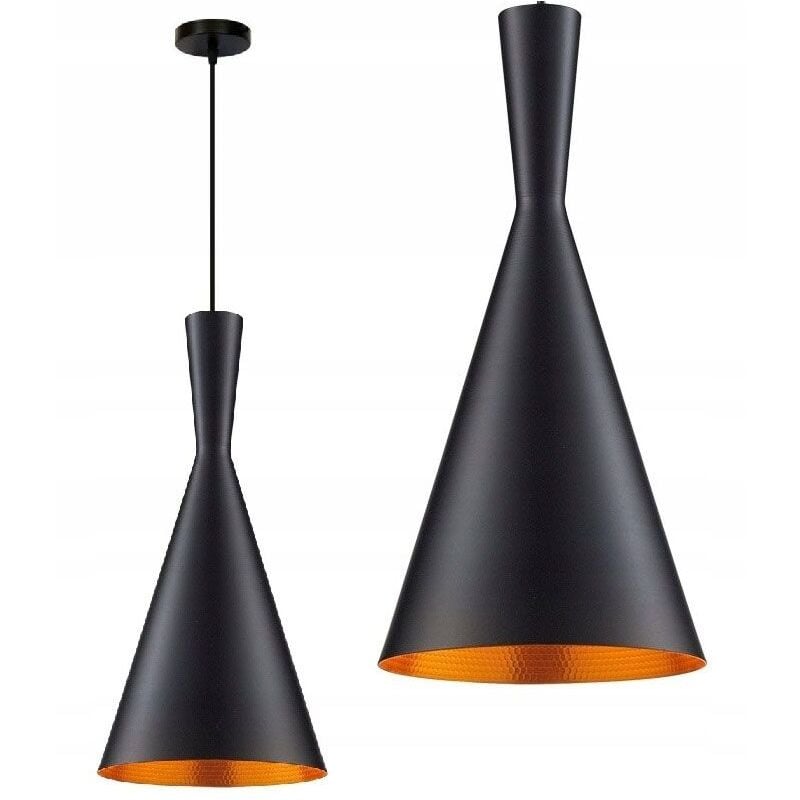Lampe suspendue APP079-1CP costa b noir 18,5X38 cm E27