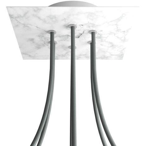 Lampe creative-cables rose-one Carrara Marmor 30x30 cm