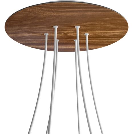 Lampe creative-cables rose-one Holz Natur 45x45 cm