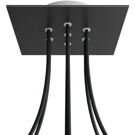 Lampe creative-cables rose-one quadratisches Design mattes Finish