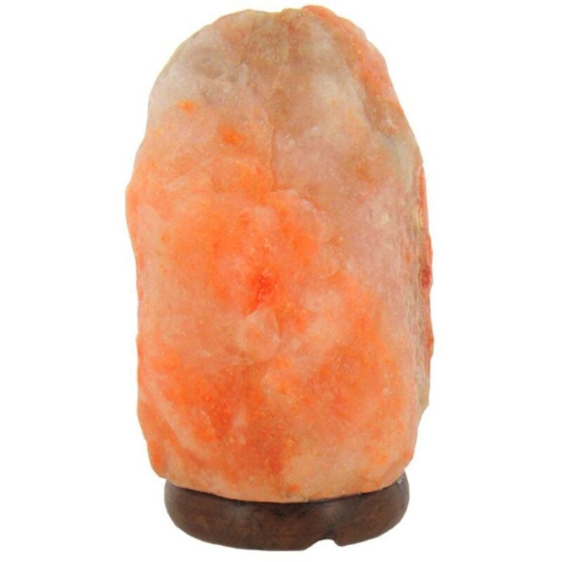 Bioelements - Lampe cristal de sel 7-9 kg avec socle en bois