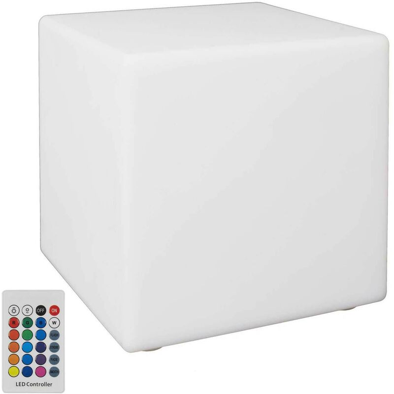 Lampe extérieure Cube avec télécommande