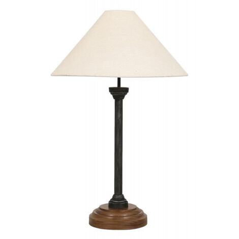 Lampe culot culot e27 - Bois - Noir - Interior's