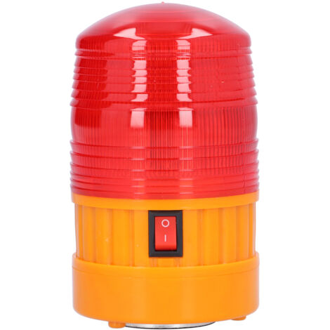 Lampe d'alarme LED magnétique pour chantiers routiers et construction