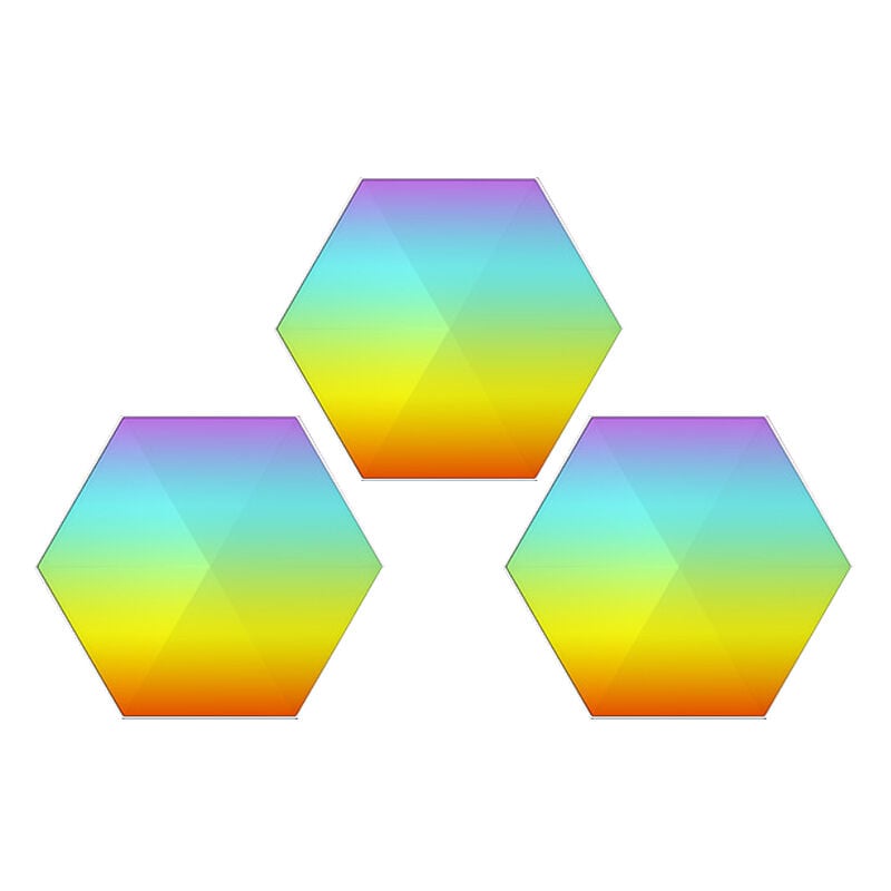 Tonchean - Lampe d'ambiance e-sports graffiti intelligent transfrontalier wifi panneau lumineux impair lampe quantique télécommande pick-up épissage