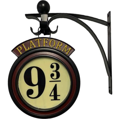 Lampe d'ambiance Harry Potter Quai 9 3/4 – Matériau plastique et fer – Multicolore – Fonctionnement manuel avec interrupteur