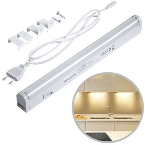 Système télécommandé éclairage blanc chaud - LED 3 rampes 30cm