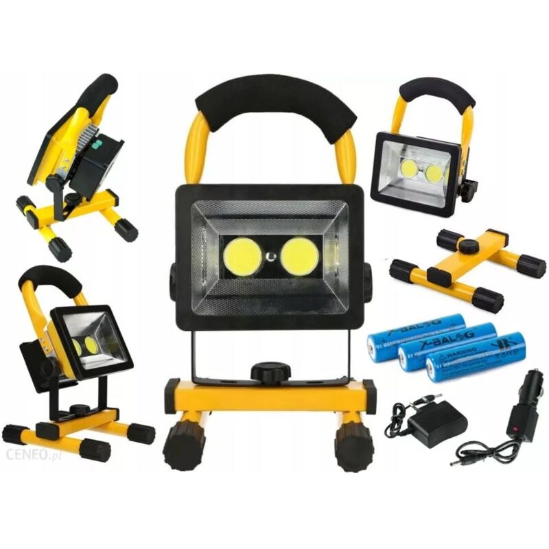 Lampe D'Atelier Portable Sans Fil 50w Puissante Longue Durée Led