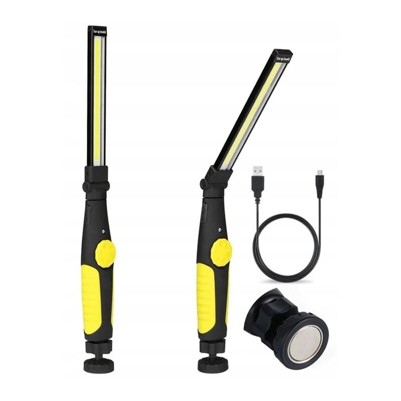 Lampe D'Atelier, Stylo Pliable, Puissante, Sans Fil, Réglable, À Main