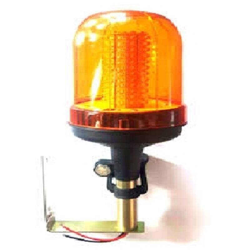 Lampe d'avertissement 12/24 LED avec gyrophare à pointe souple (haute)