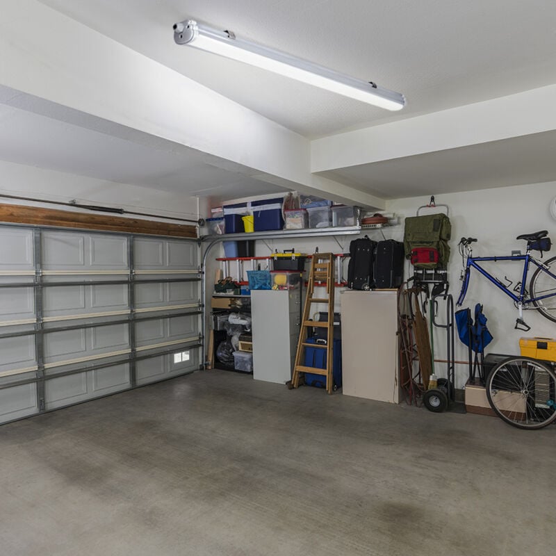 Lampe de baignoire, lampe pour pièce humide, plafonnier, lampe de salle à tube led, IP65, 18W 2160lm 6500K blanc froid, LxlxP 60x6,5x5,8cm