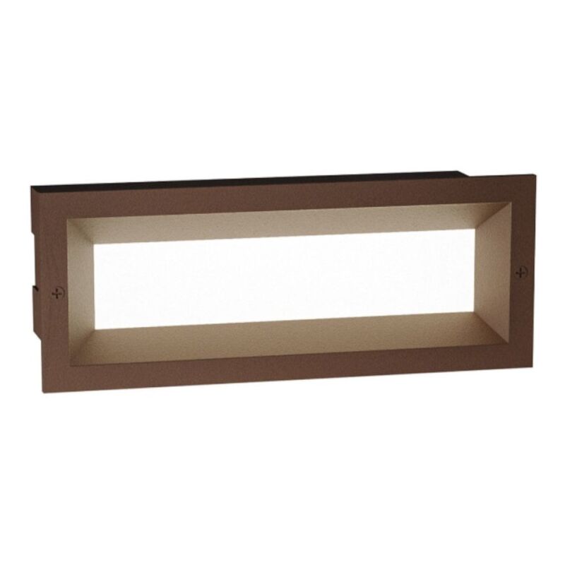 Lampe de balisage encastrable gea led ges1192 led ip65 applique classique en aluminium, nuances claires 4000 ° k (lumière naturelle)