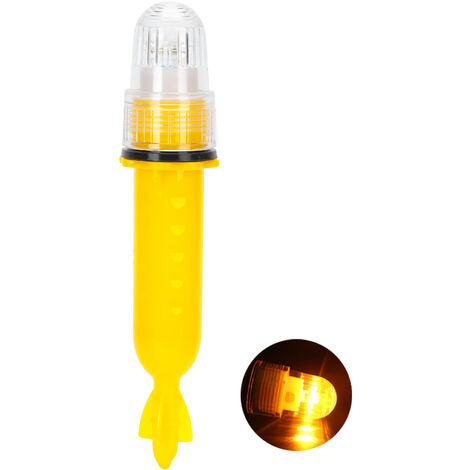 Lampe de balise LED contrle de la lumière intelligente IP65 étanche pour la pêche de nuit de bateau marinjaune