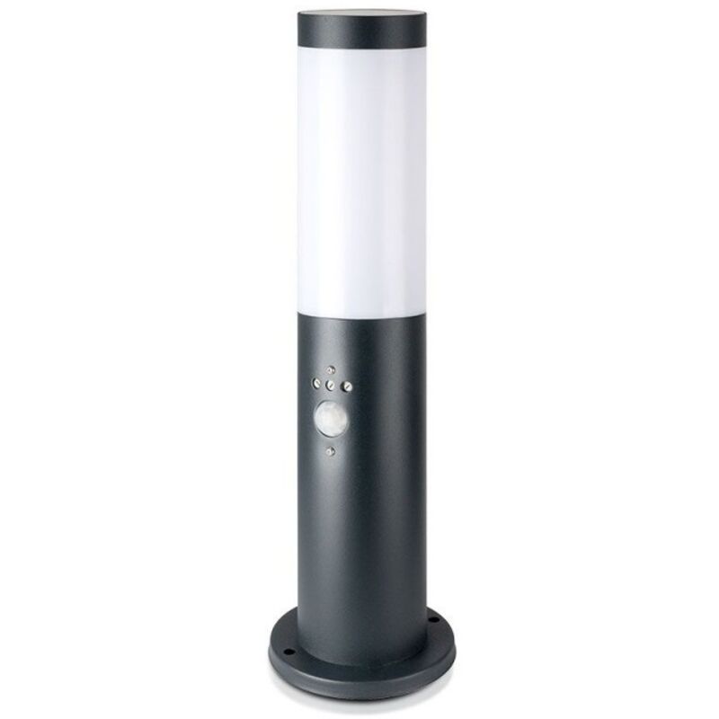 Lampadaire de jardin led V-tac 45 cm, douille E27 et détecteur de mouvement IP44, gris Lampadaire de jardin led V-tac 45 cm, douille E27 et détecteur de mouvement IP44, gris