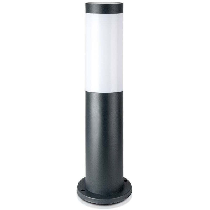 Borne d'extérieur - Douille E27 - IP44 - Gris