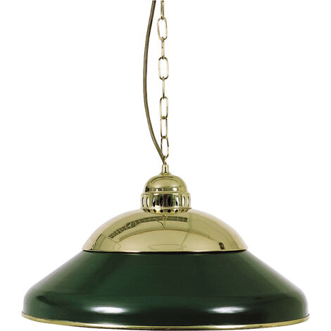Lampe de billard SOLO 45 cm, cuivre/vert - Groen