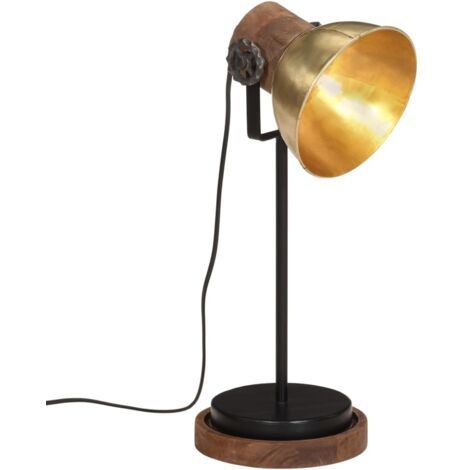 Lampe de bureau 25 W laiton antique 17x17x50 cm E27 vidaXL